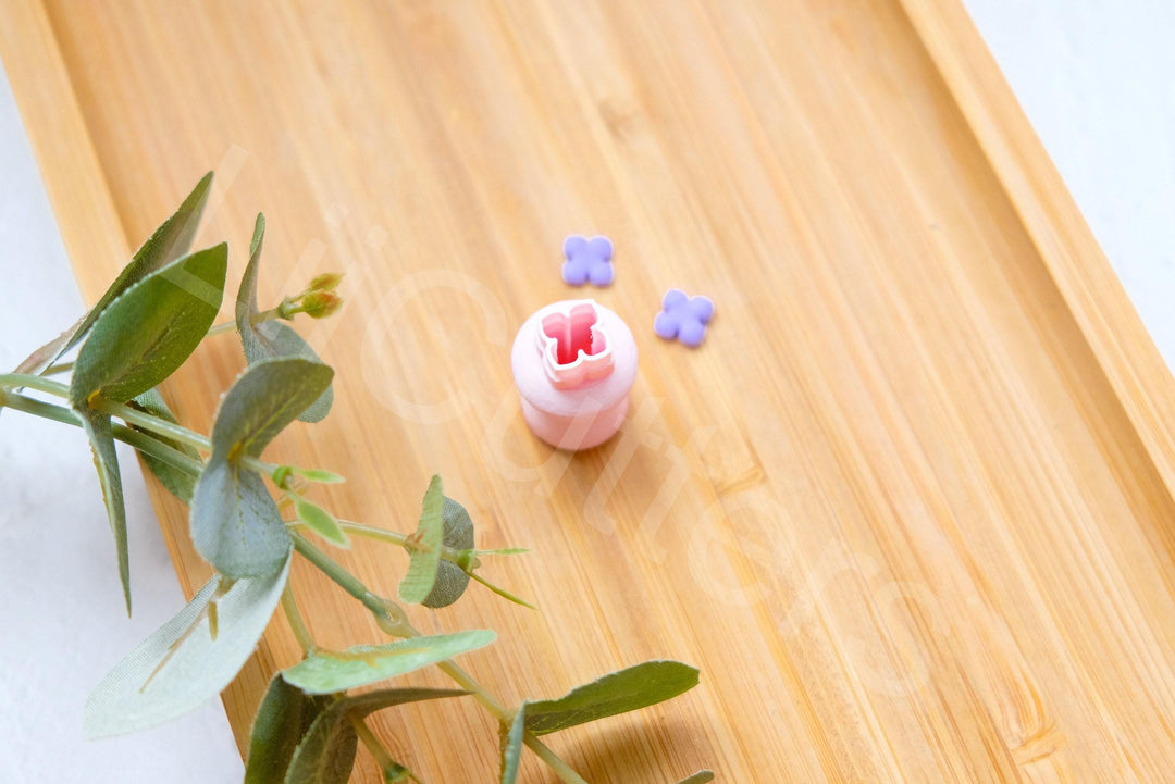 Hydrangea 3D Printed Polymer Clay Cutter Set | Flower Earring Shapes & Jewelry Making Tools