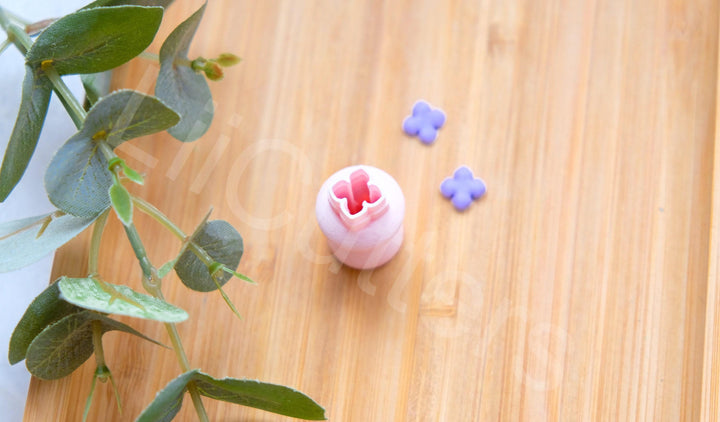 Hydrangea 3D Printed Polymer Clay Cutter Set | Flower Earring Shapes & Jewelry Making Tools