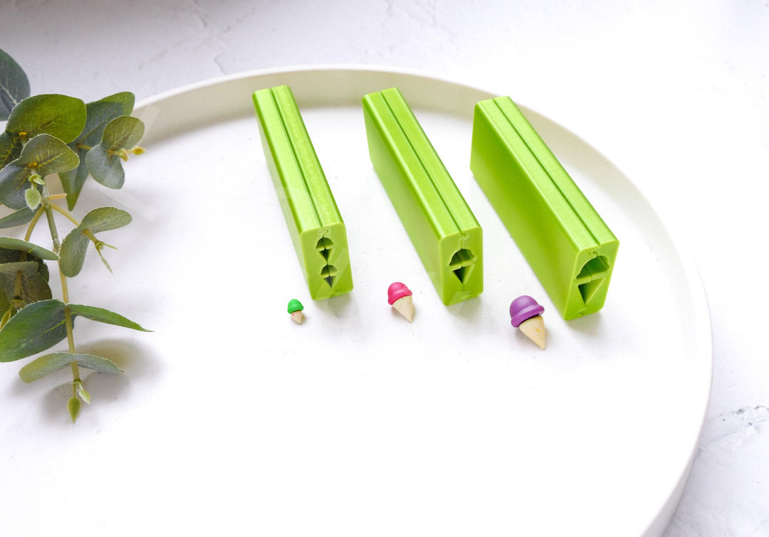 Ice Cream Polymer Clay Bead Roller: Earring Making Tool