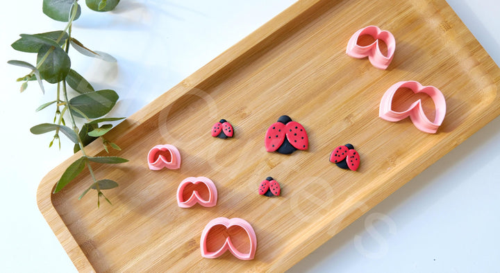 Lady Bug Polymer Clay Cutter: Earring Making Tool