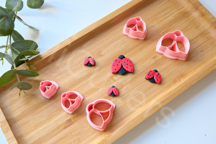 Lady Bug Polymer Clay Cutter: Earring Making Tool