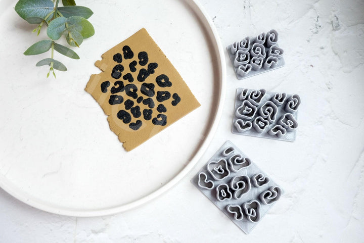 Leopard Print Polymer Clay Cutter | Animal Pattern Earring Shapes & Jewelry Making Tools