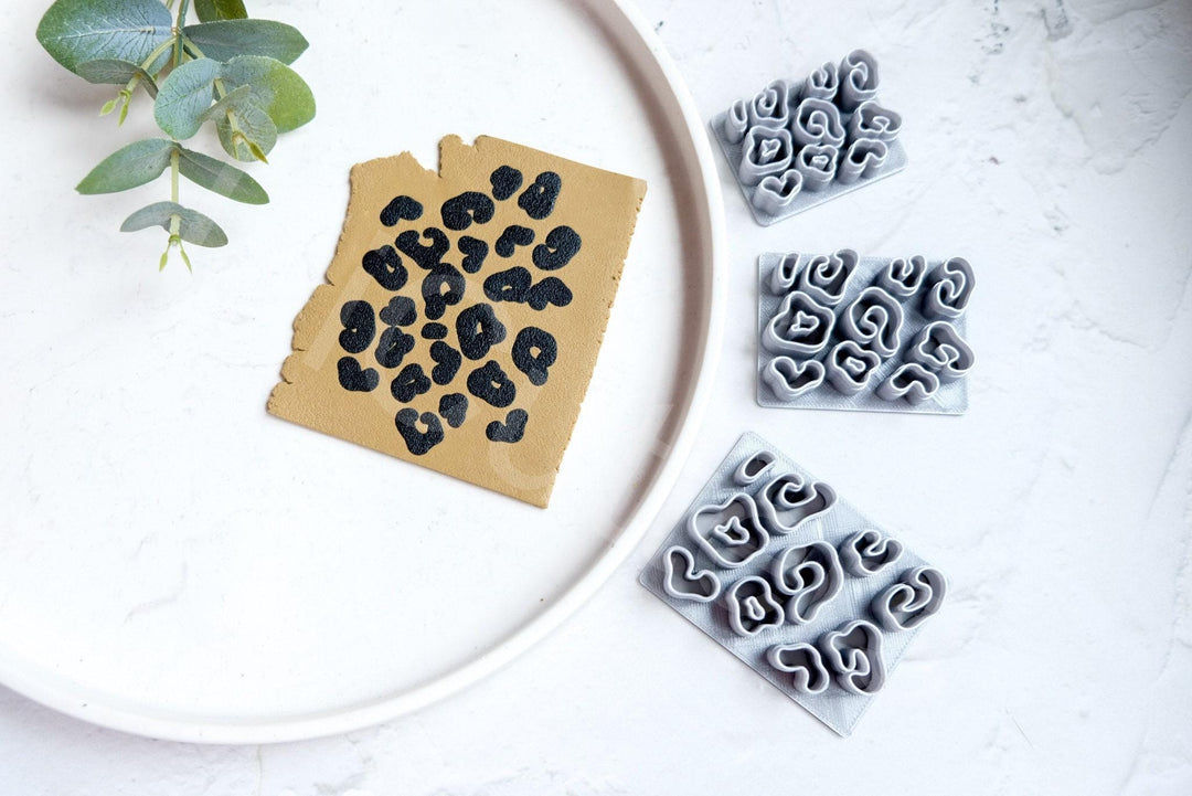 Leopard Print Polymer Clay Cutter | Animal Pattern Earring Shapes & Jewelry Making Tools
