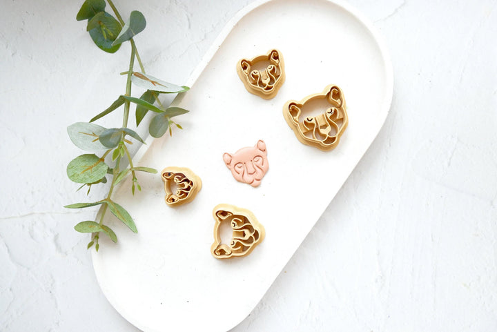 Lion Polymer Clay Cutter: Safari Animal Cookie Cutter