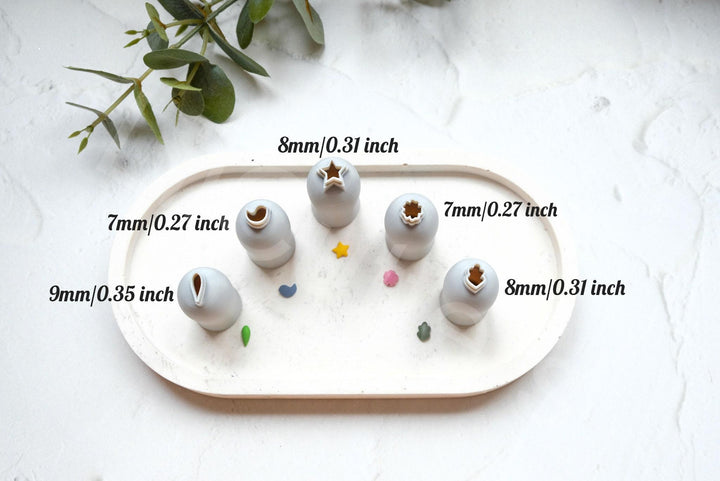 Leaf Polymer Clay Cutter Set: Micro Earring Making Tools