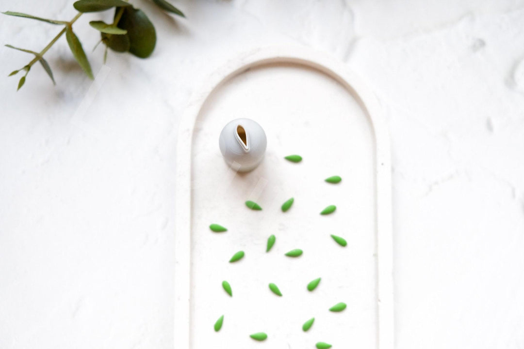 Leaf Polymer Clay Cutter Set: Micro Earring Making Tools