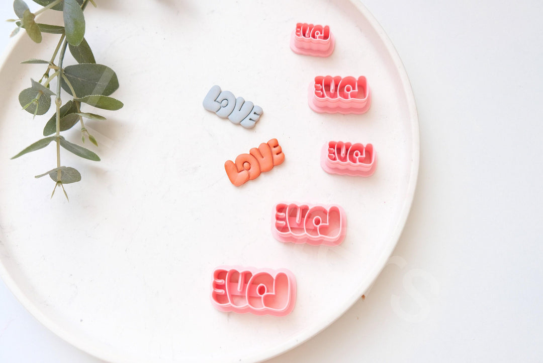 Love Polymer Clay Cutter: Valentine Earring Tool