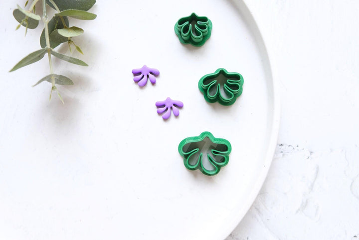 Matisse Succulent Polymer Clay Cutter: Botanical Print, Earring Tool