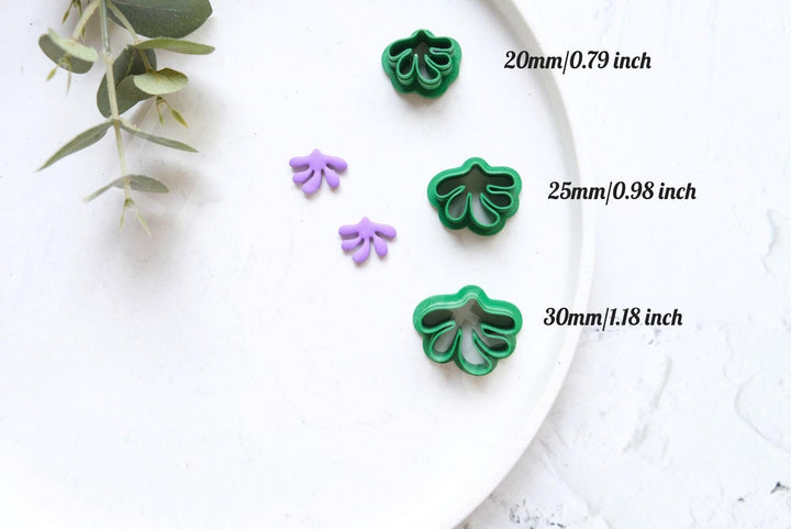 Matisse Succulent Polymer Clay Cutter: Botanical Print, Earring Tool