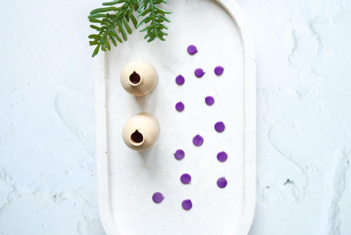 Micro Christmas Bauble Polymer Clay Cutter Set: Earring, Ornament Tool