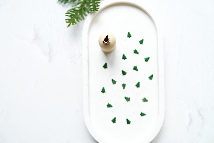 Micro Christmas Tree Polymer Clay Cutter | Mini Earring Making Tool | DIY Jewelry Supplies