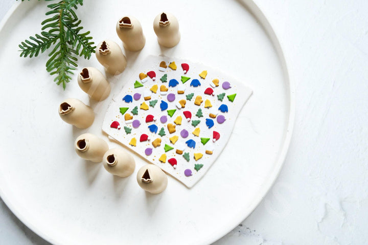 Micro Ugly Christmas Sweater Polymer Clay Cutter: Earring Tool