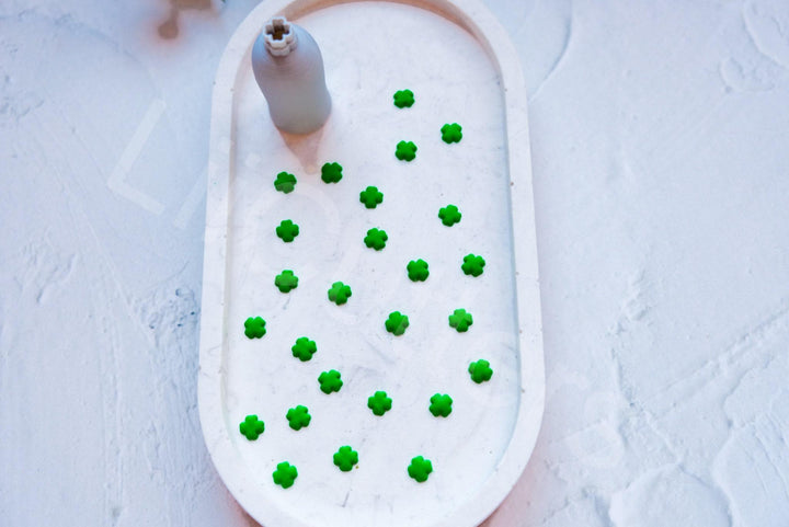 Micro Clover Clay Cutter: 7mm Polymer Clay Earring Tool