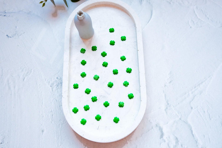 Micro Clover Clay Cutter: 7mm Polymer Clay Earring Tool
