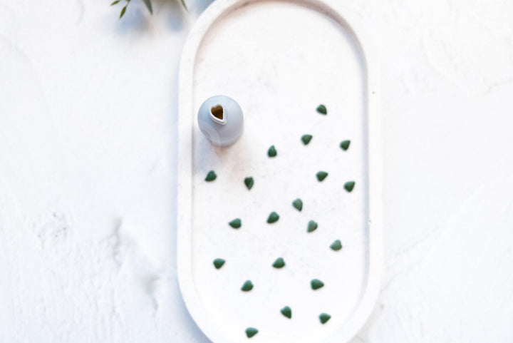 Flower & Leaf Clay Micro Cutter Set: Earring Making Tools