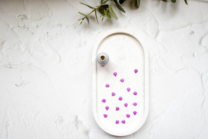 Micro Flower Petal Clay Cutter Set: 3D Printed Polymer Clay Tool
