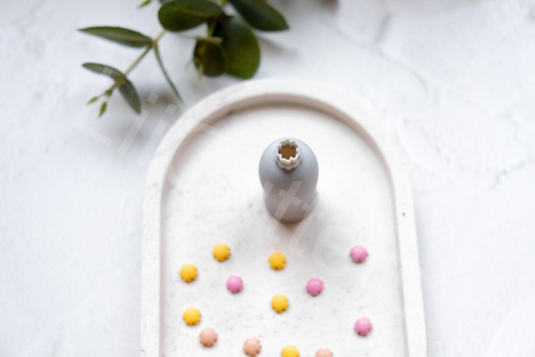 Micro Flower Clay Cutter Set: 7mm Polymer Clay Earring Tools
