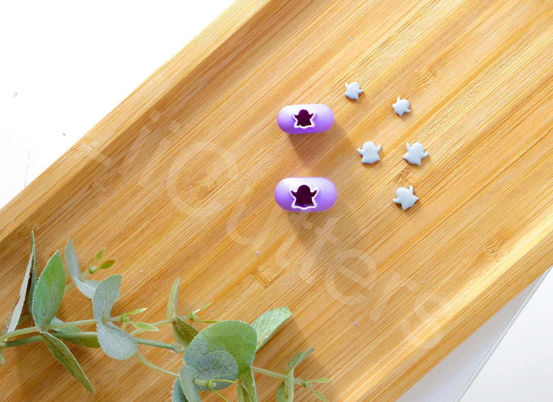 Micro Ghost Polymer Clay Cutter: Halloween Earring Making Tool