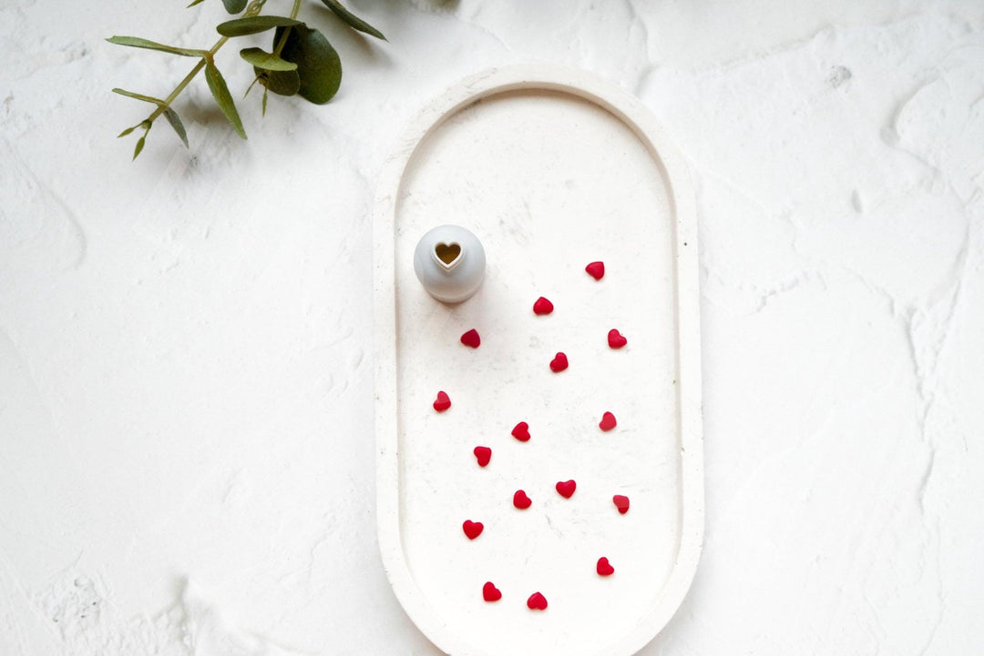 Micro Heart Clay Cutter Set: Polymer Clay Earring Tools