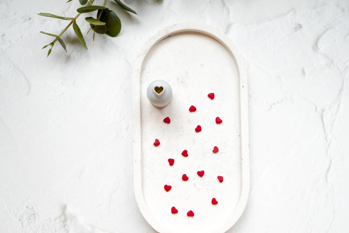 Micro Heart Clay Cutter Set: Polymer Clay Earring Tools