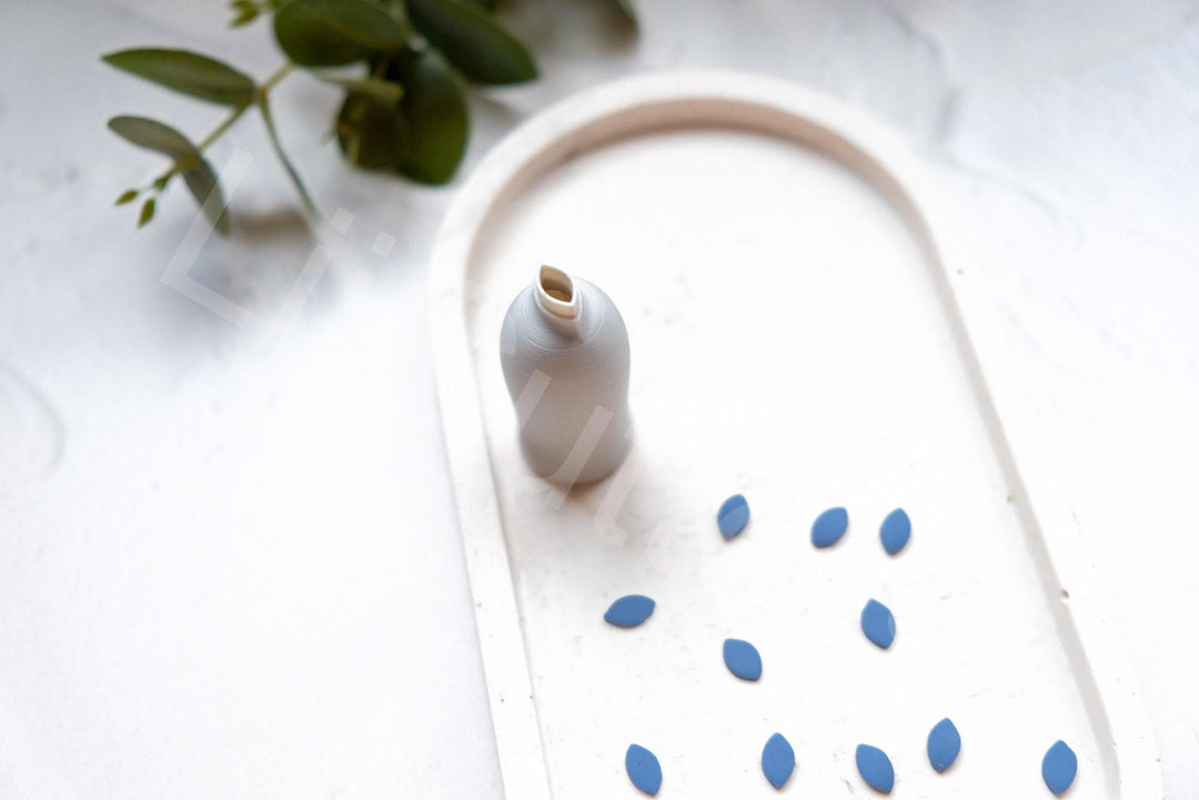 Micro Leaf Clay Cutter Set: Polymer Clay Earring Tools