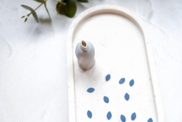 Micro Leaf Clay Cutter Set: Polymer Clay Earring Tools