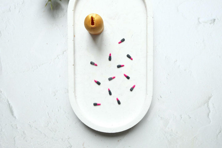Micro Lipstick Polymer Clay Cutter: 9mm Earring Making Tool