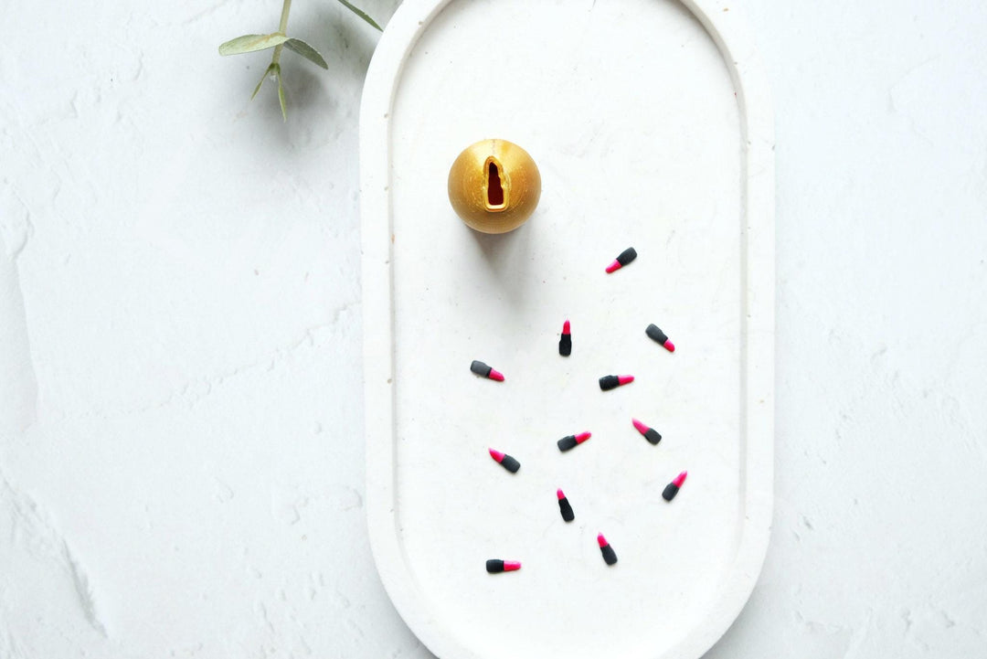 Micro Lipstick Polymer Clay Cutter: 9mm Earring Making Tool