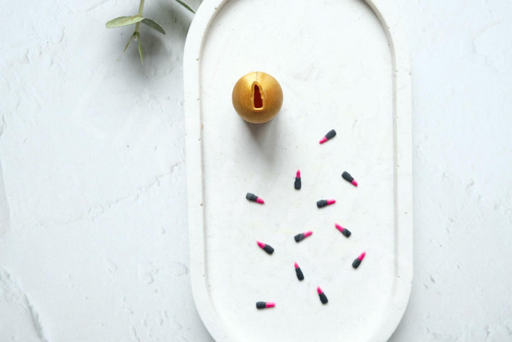 Micro Lipstick Polymer Clay Cutter: 9mm Earring Making Tool