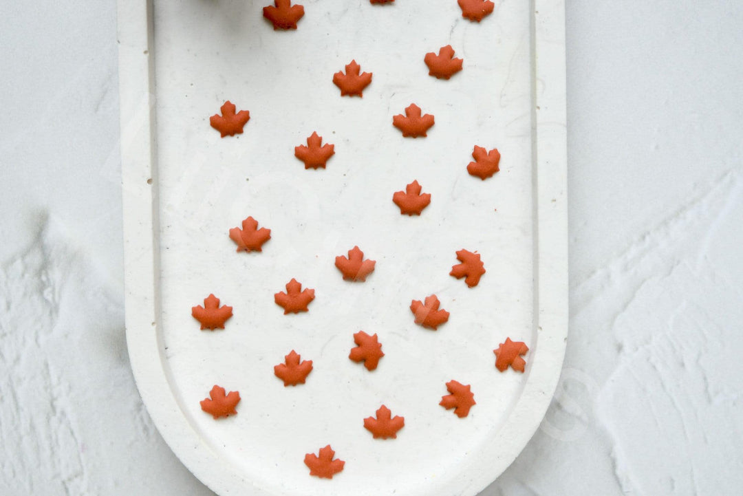 Micro Maple Leaf Clay Cutters: Polymer Clay Earring Making Tools