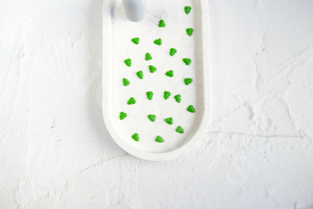 Micro Monstera Leaf Clay Cutter: Polymer Clay Earring Making Tool