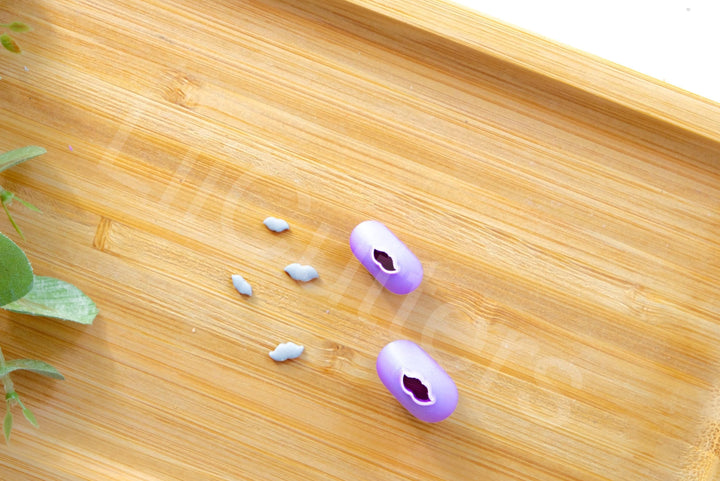 Micro Mustard Polymer Clay Cutter: 3D Printed Earring Tool