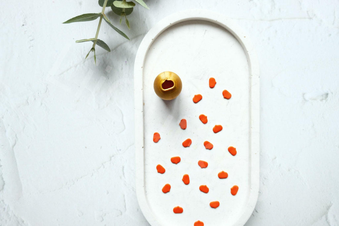 Micro Pumpkin Polymer Clay Cutter: Halloween Earring Making Tool