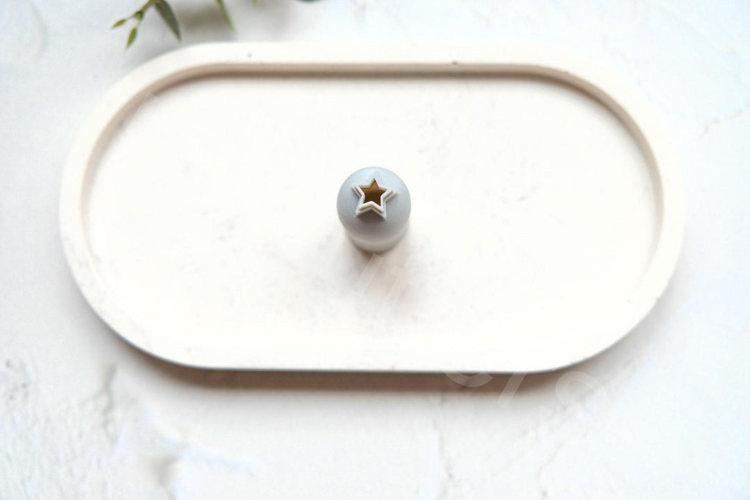 Micro Star Polymer Clay Cutter: 8mm Earring Making Tool
