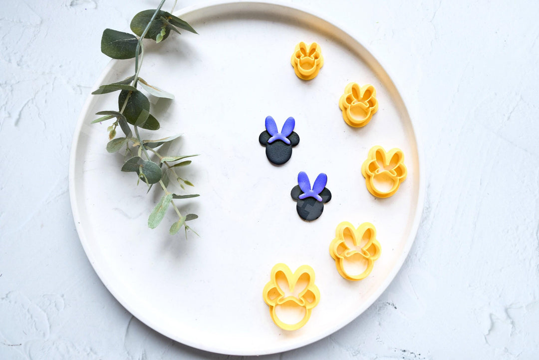 Mouse Easter Cookie Cutter: Bunny Ears Polymer Clay Cutter