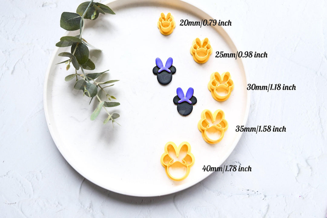 Mouse Easter Cookie Cutter: Bunny Ears Polymer Clay Cutter