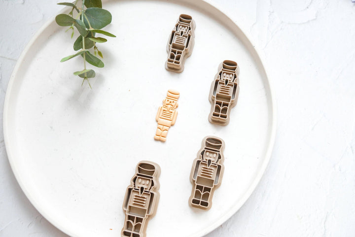 Nutcracker Polymer Clay Cutters: Christmas Earring DIY