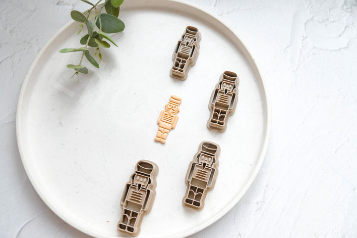 Nutcracker Polymer Clay Cutters: Christmas Earring DIY