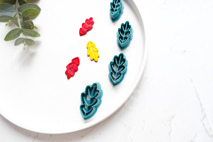 Oak Leaf Clay Cutter: Earring & Cookie Making Tool