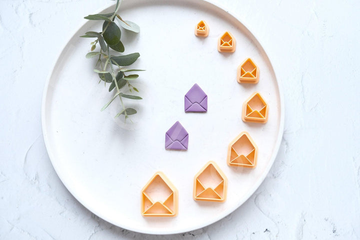 Valentine Envelope Clay Cutter: Love Letter Polymer Clay Tool