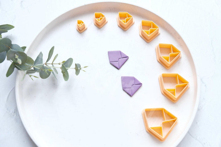 Valentine Envelope Clay Cutter: Love Letter Polymer Clay Tool