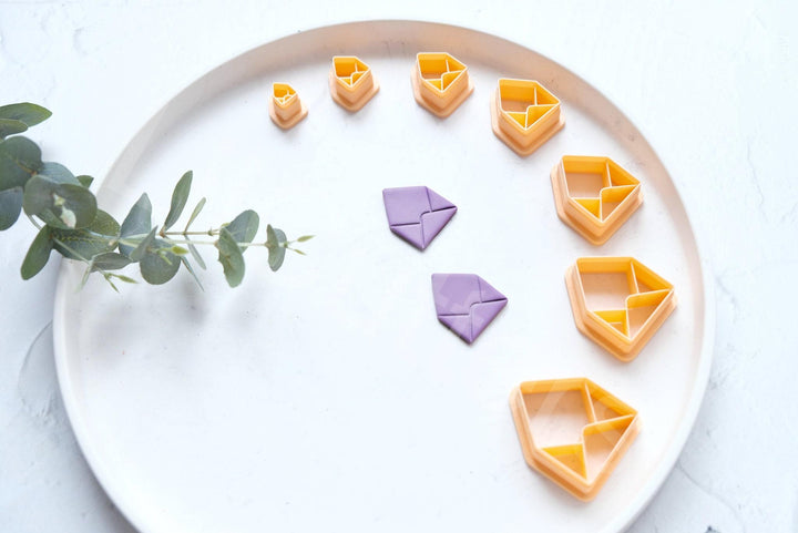 Valentine Envelope Clay Cutter: Love Letter Polymer Clay Tool