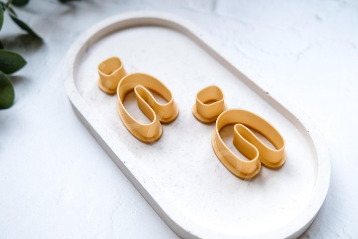 Boho Arch Polymer Clay Earring Cutters: 3D Printed PLA (Set of Pair)