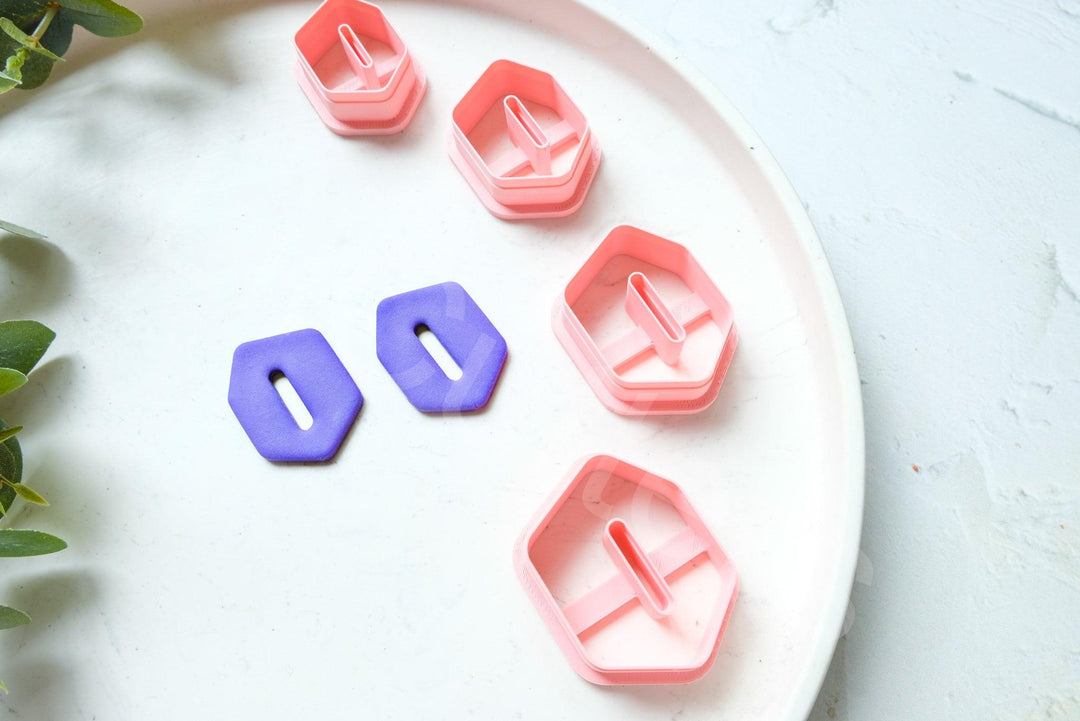 Boho Donut Polymer Clay Cutter: Earring & Hair Clip Mold