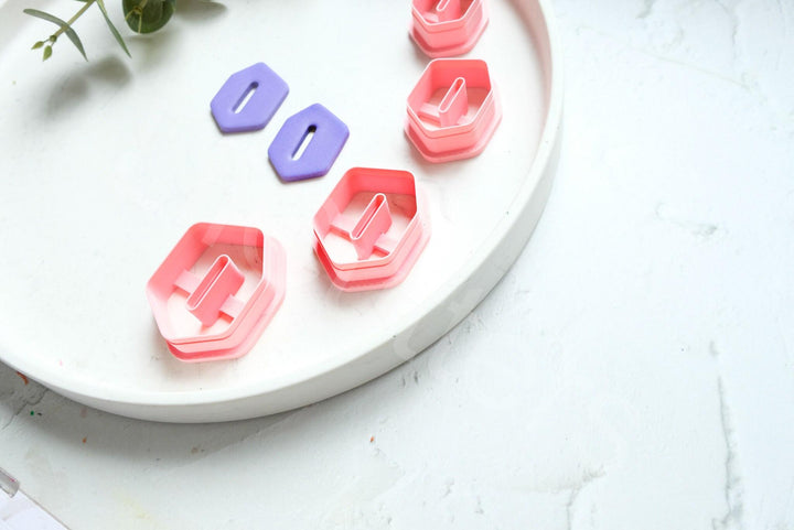 Boho Donut Polymer Clay Cutter: Earring & Hair Clip Mold