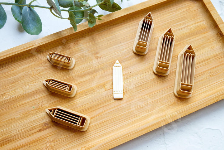 Pencil Polymer Clay Cutter: Back to School Earring Tool