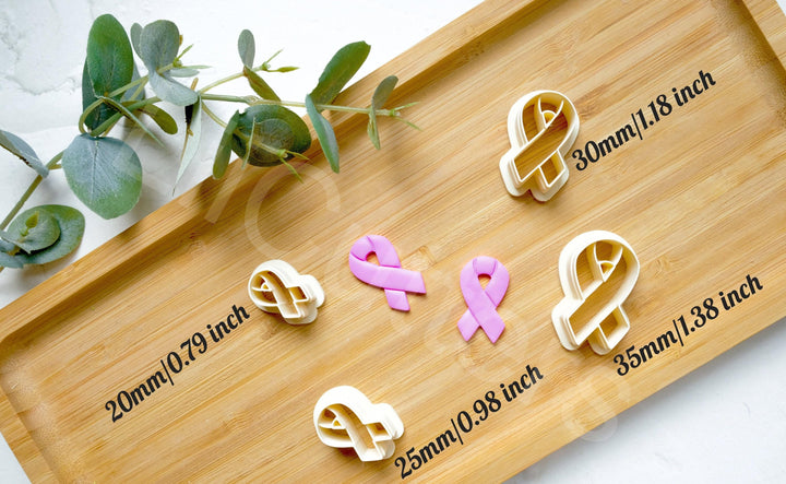 Awareness Ribbon Clay Cutter: 3D Printed Jewelry Tool
