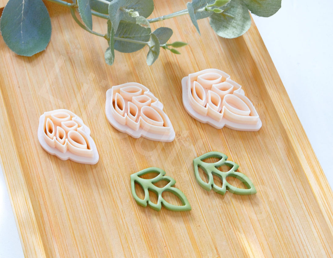 Leaf Polymer Clay Cutter: Jewelry & Cookie DIY Tool