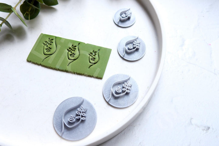 Woman Face Polymer Clay Stamp: Earring Making Tool