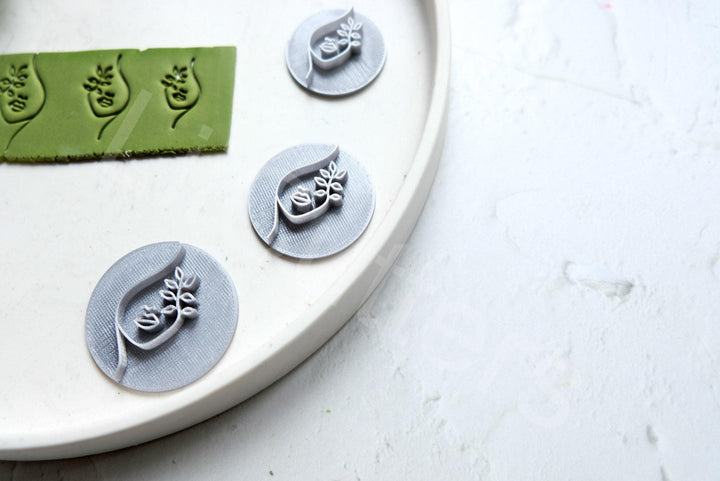 Woman Face Polymer Clay Stamp: Earring Making Tool